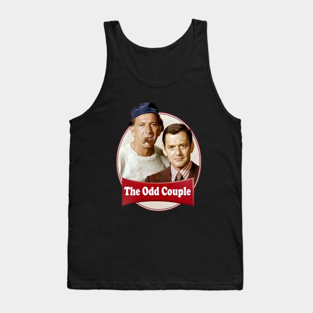 Oscar Madison And Felix Unger || The Odd Couple - TV Show 1970 Tank Top by Wkenca Barada